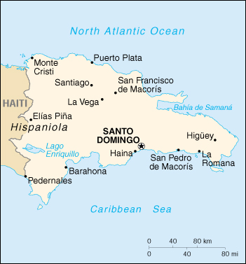 [Country map of Dominican Republic]