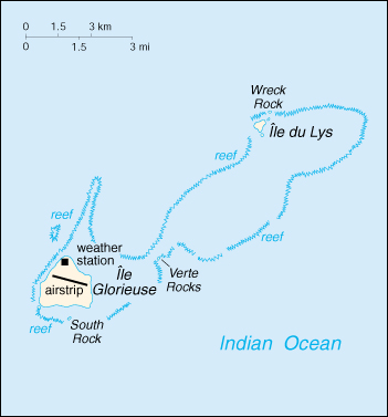 [Country map of Glorioso Islands]