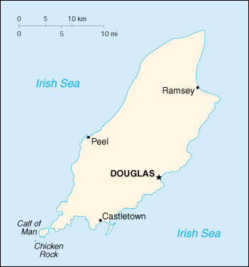 [Country map of Man, Isle of]