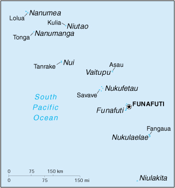 [Country map of Tuvalu]