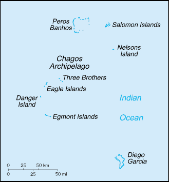 Map of British Indian Ocean Territory