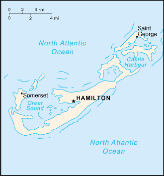 Map of Bermuda