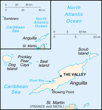 Map of Anguilla