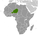 Location of Niger