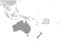 Location of Samoa