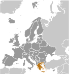 Location of Greece