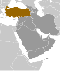 Location of Turkey