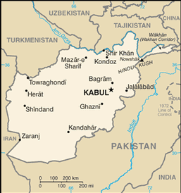 Map of Afghanistan