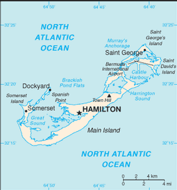 Map of Bermuda