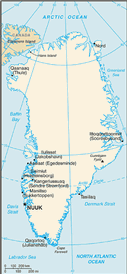 Map of Greenland