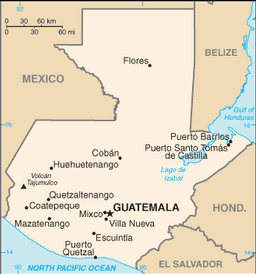 Map of Guatemala