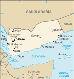 Map of Yemen