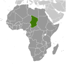 Location of Chad