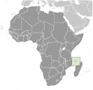 Location of Comoros