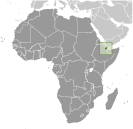 Location of Djibouti