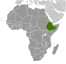 Location of Ethiopia