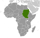 Location of Sudan