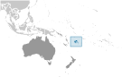 Location of Fiji