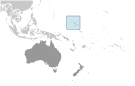 Location of Marshall Islands