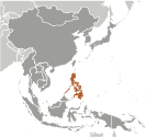 Location of Philippines