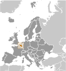 Location of Belgium