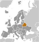 Location of Belarus