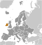 Location of Ireland