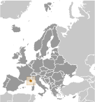 Location of Monaco