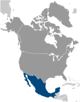 Location of Mexico