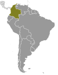 Location of Colombia