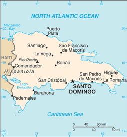 Map of Dominican Republic