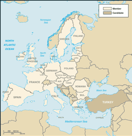 Map of European Union