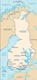 Map of Finland