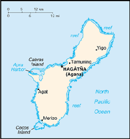 Map of Guam