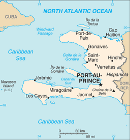 Map of Haiti