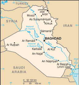 Map of Iraq