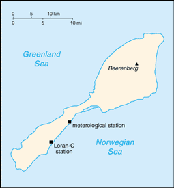 Map of Jan Mayen