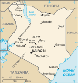 Map of Kenya