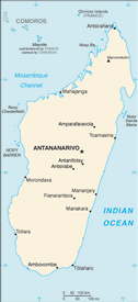 Map of Madagascar