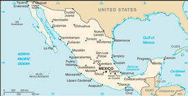 Map of Mexico