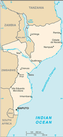 Map of Mozambique