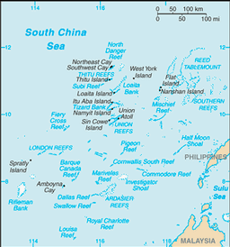 Map of Spratly Islands