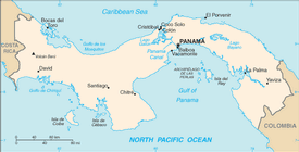 Map of Panama