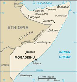 Map of Somalia