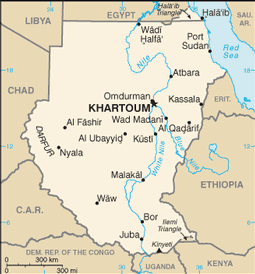 Map of Sudan