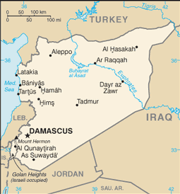 Map of Syria