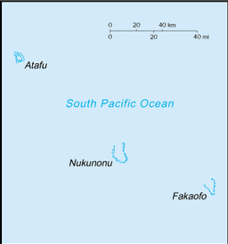 Map of Tokelau