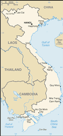 Map of Vietnam