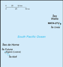 Map of Wallis and Futuna