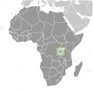 Location of Burundi